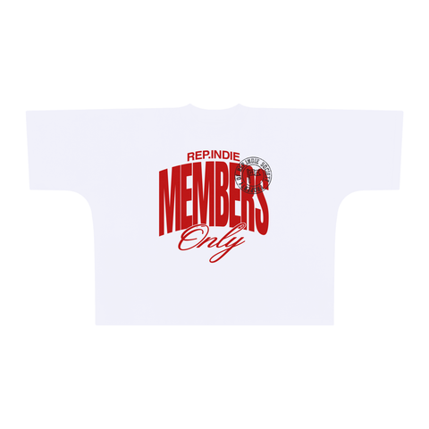 rep.indie members only - boxy tee