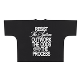 resist the system - oversize boxy tee