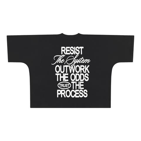 resist the system - oversize boxy tee