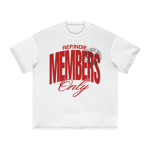 rep.indie members only - tee
