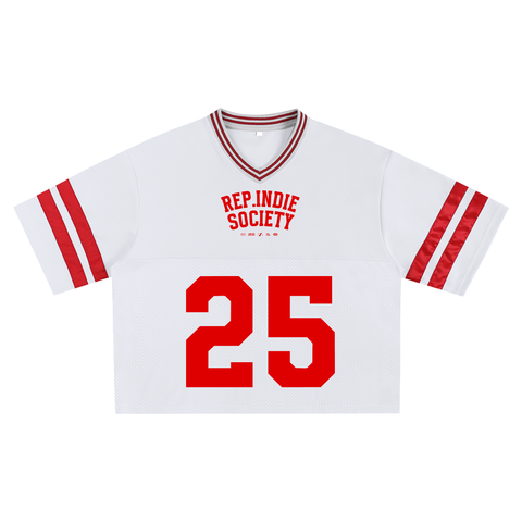 rep.indie society jersey red - boxy tee